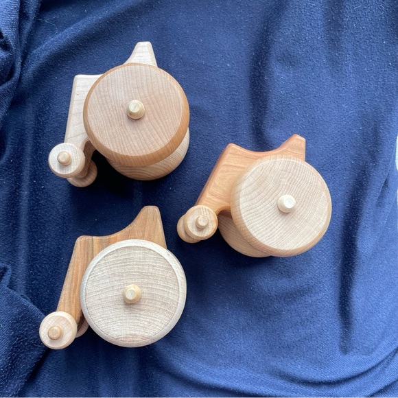 Montessori Bundle:3 Big Wheel Little Wheel by LOCKWOOD wooden push car toy - Picture 11 of 11